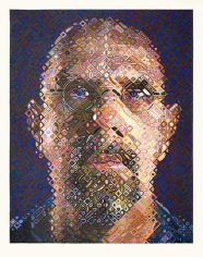 Chuck Close Self-Portrait Screenprint, 2007