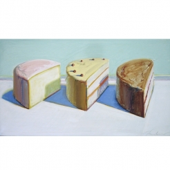 Wayne Thiebaud | "Wayne Thiebaud’s Vision of American Beauty As he turns 100, the California artist’s paintings of cakes, pies and other ordinary diner fare have become iconic"