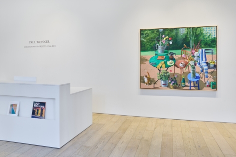 Installation view of Paul Wonner: Landscapes of Objects, 1966-2001. Photograph by Impart Photography / Glen Cheriton.