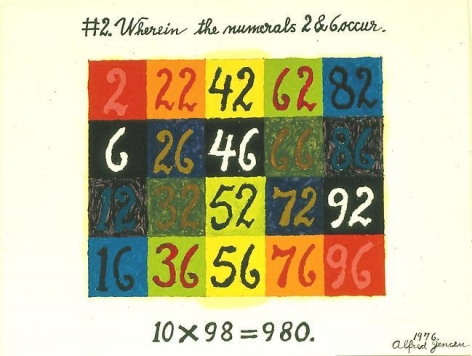 Alfred Jensen Wherein the Numerals 2 and 6 Occur