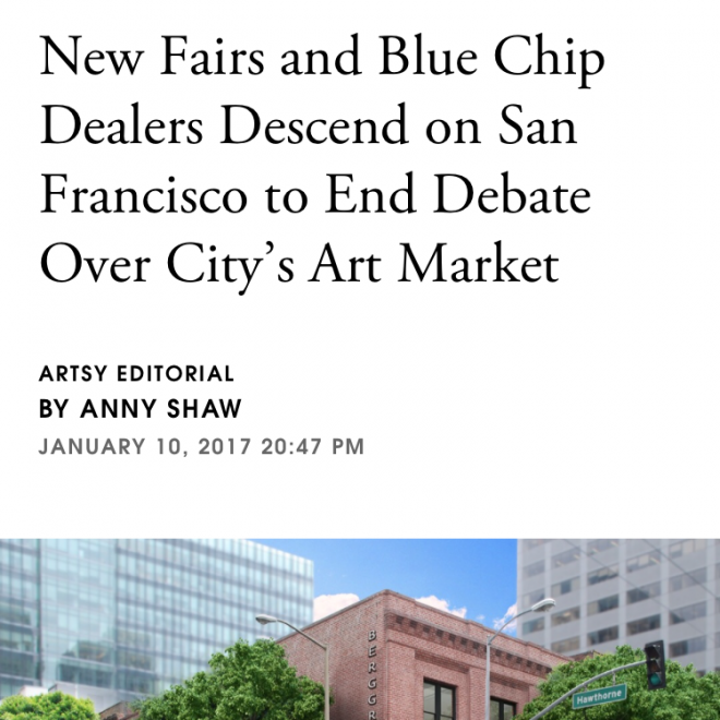 New Fairs and Blue Chip Dealers Descend on San Francisco to End Debate Over City’s Art Market